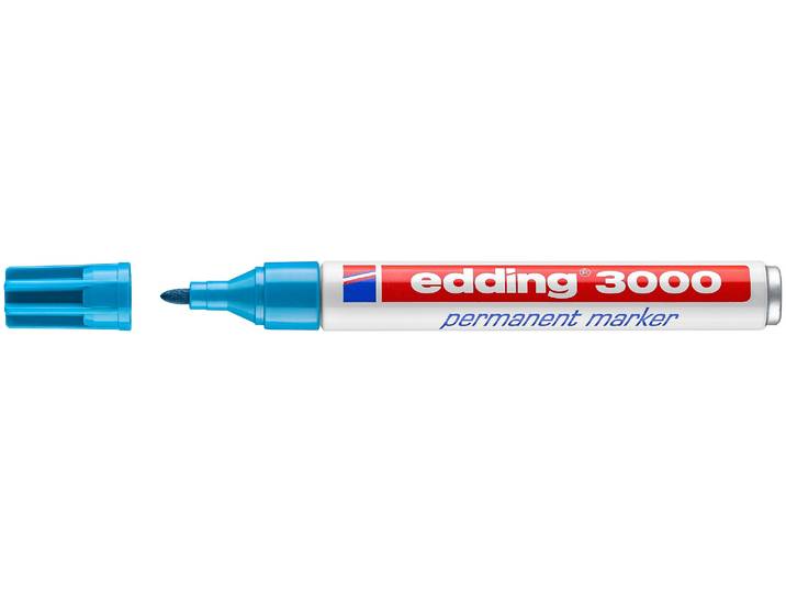 edding Permanentmarker 3000 hellblau
