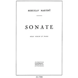 Sonate pour violon et piano, Fachbücher von Bohuslav Martinu