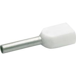 Klauke 8698 Zwillings-Aderendhülse 0.5 mm² Teilisoliert Weiß 1000 St.