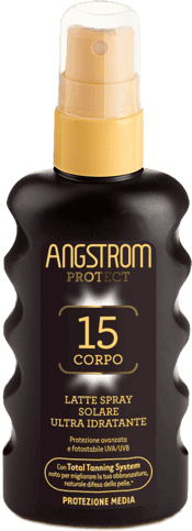 Angstrom Latte Solare Spray Ultra Idratante SPF 15 Corpo 175 ml
