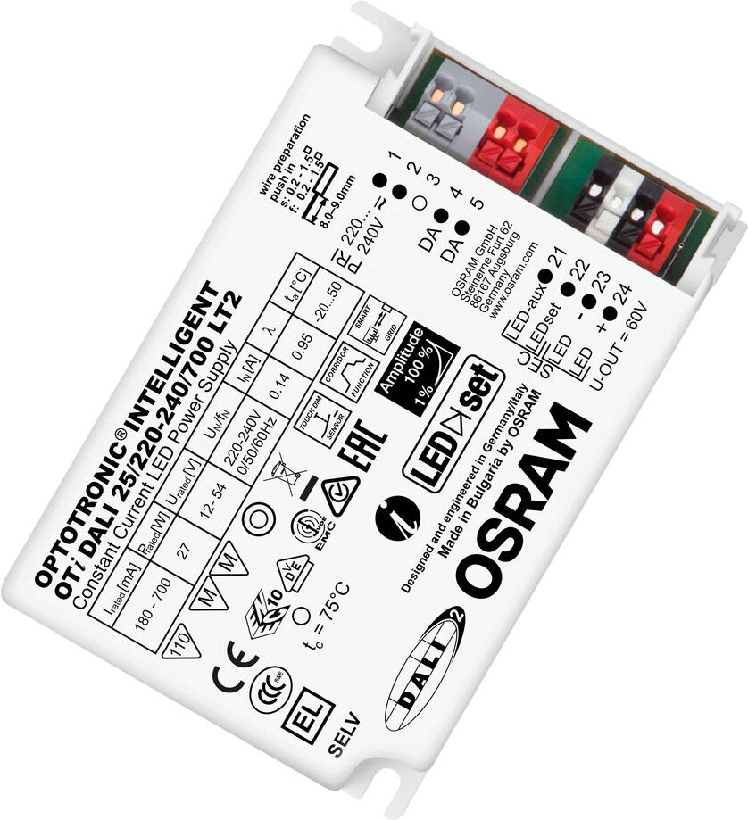 Osram Optotronic® Intelligent – Dali Lt2 25/220…240/700 Lt2