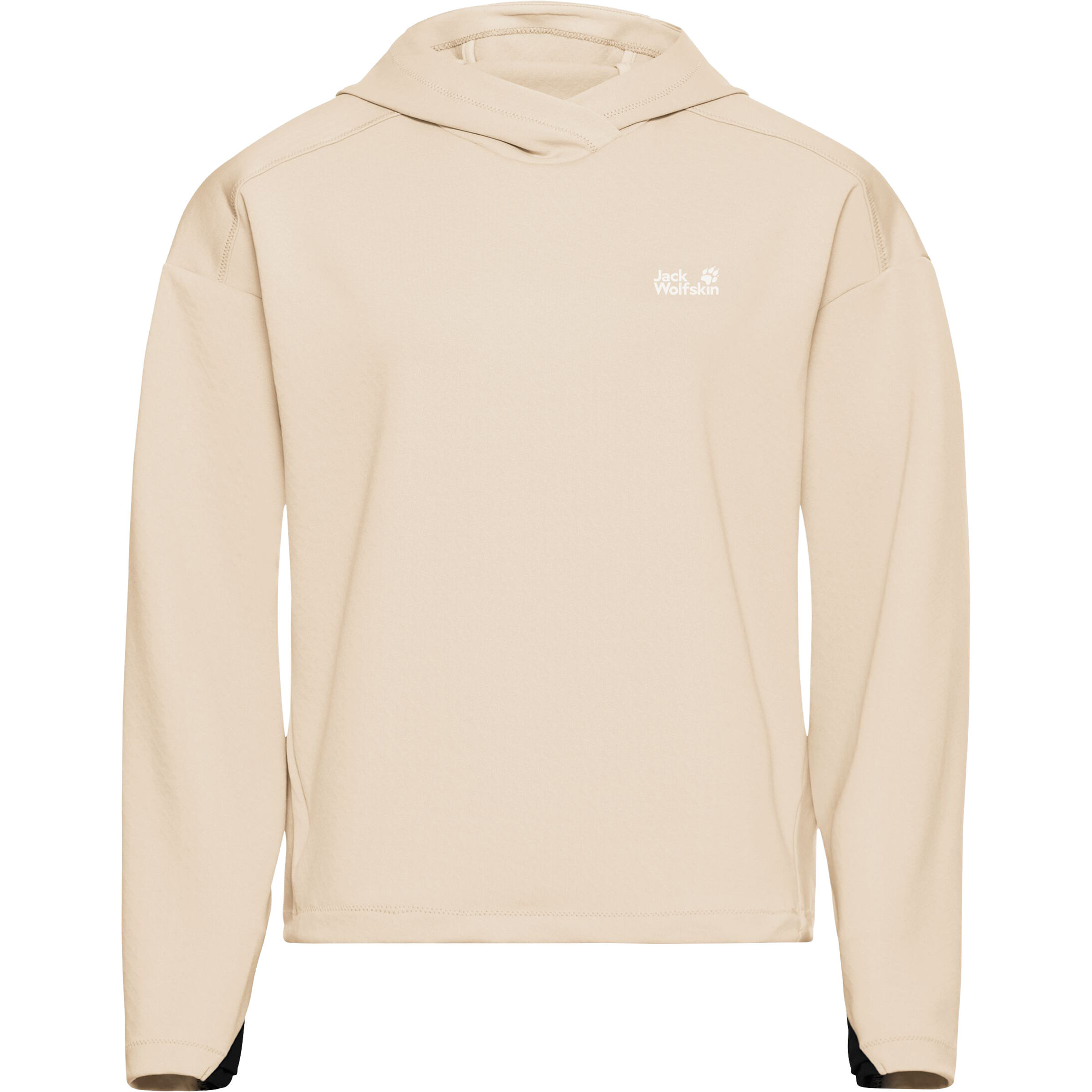 Jack Wolfskin Astrotrail Damen Hoodies beige Größe S Trekking Schnell trocknend