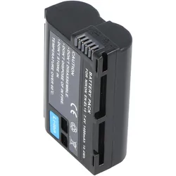 AccuCell Akku Nikon EN-EL15, CoolPix D800, D800E, D7000, V1, D7200 (Kamera Akku), Kamera Stromversorgung, Schwarz