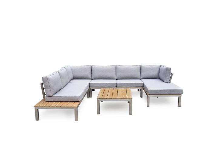 Lounge PORTOFINO 7-Sitzer grau