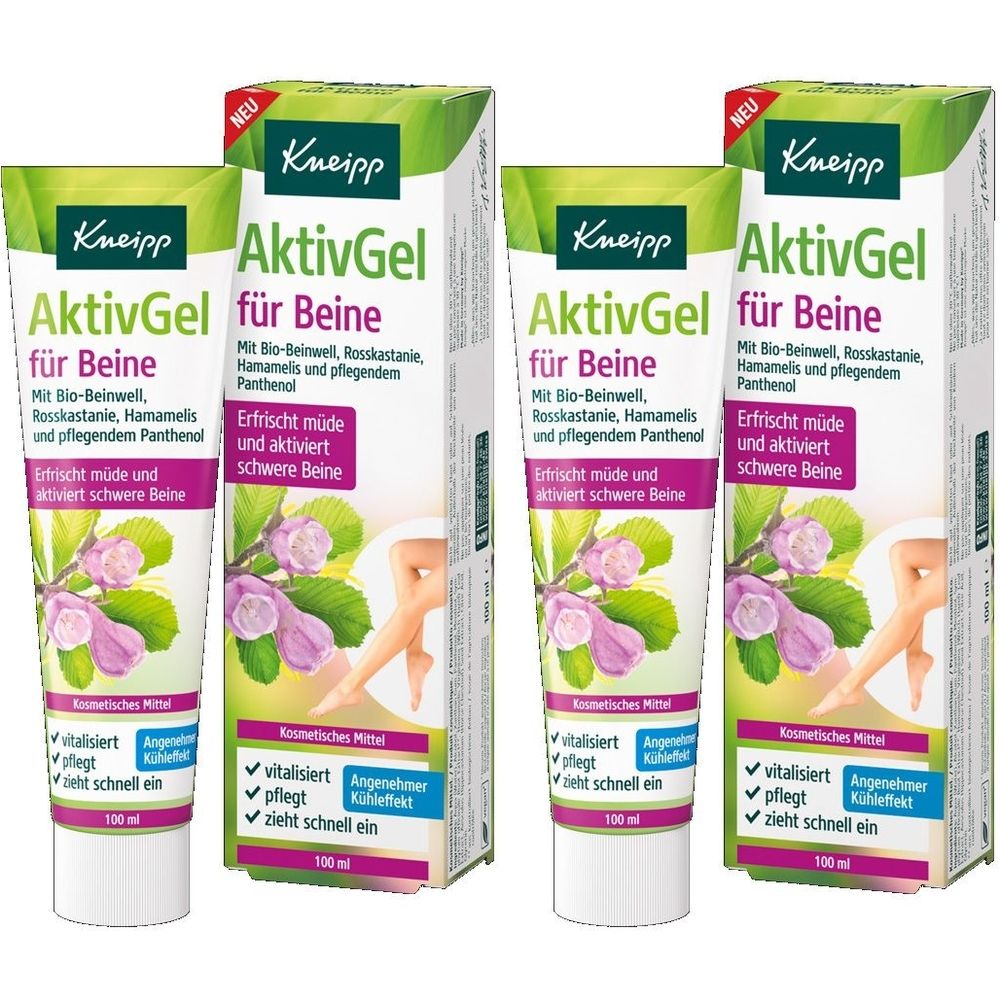 Kneipp AktivGel für Beine 2x 2x100 ml Gel