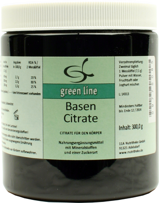 11 A Nutritheke GmbH BASEN CITRATE Pulver 300 g 09775085