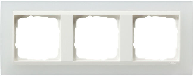 Gira Cadre de recouvrement 3f. opaque blanc pour rws Event 0213334 (0213334)