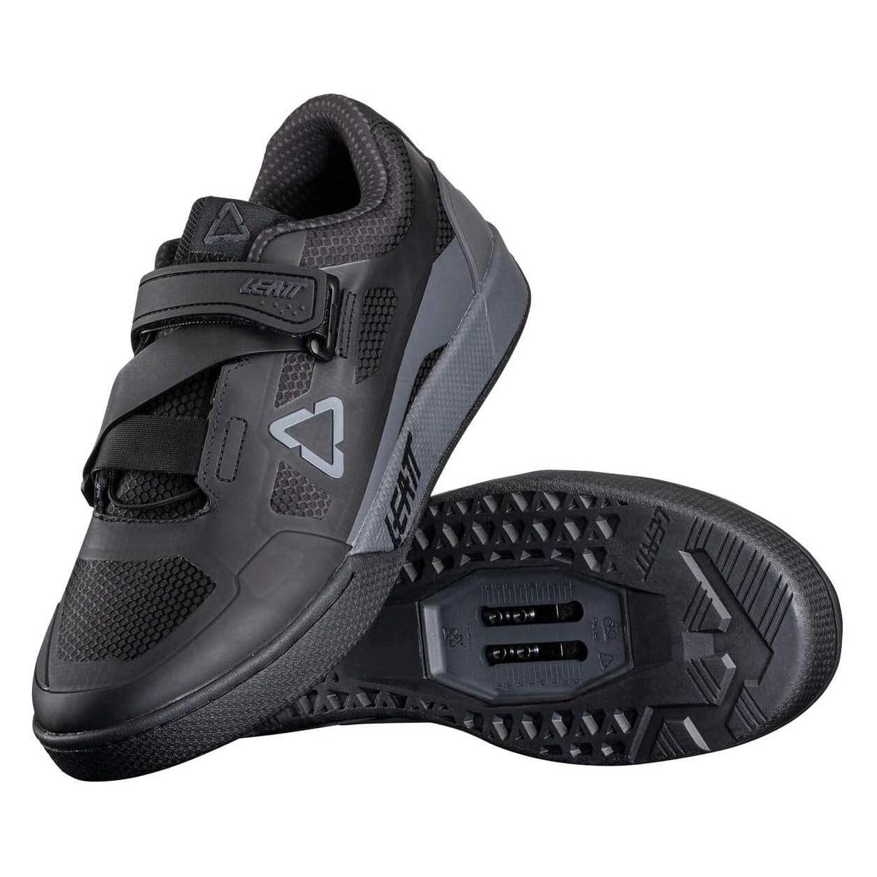 Leatt Schuh 5.0 Clip Shoe Stealth (Herren, 38.5) (3023048250)