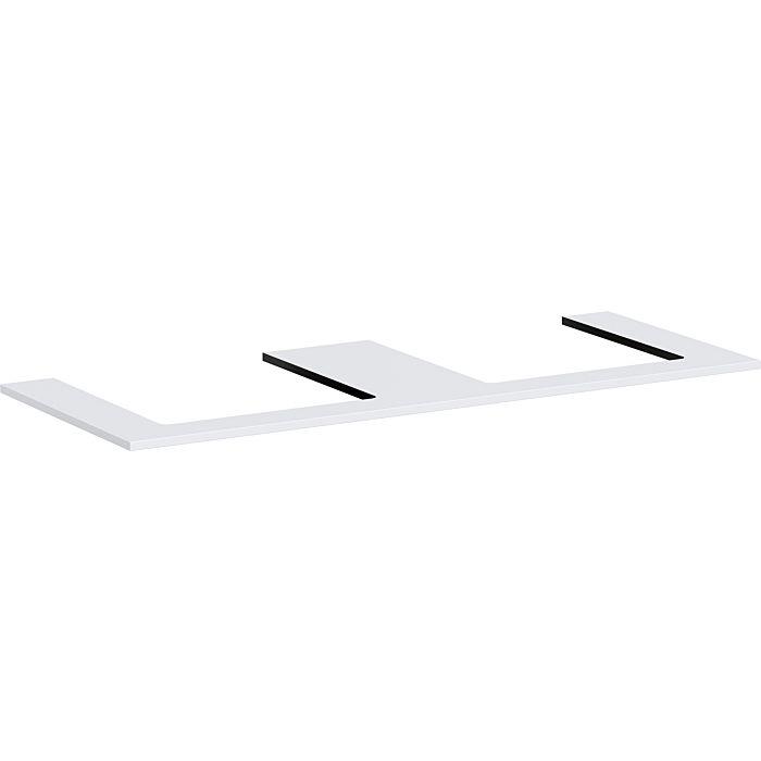 hansgrohe Xilesa E Konsole 54274700 1375x550mm, 2 Ausschnitte, mattweiß
