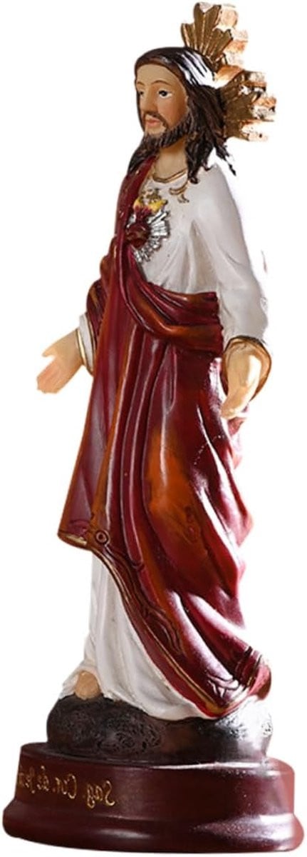 Jezus Beeld - Religieus Ornament Christus - Heilig Familie Ontwerp - Hoogte: 137 cm - Diverse Kleur