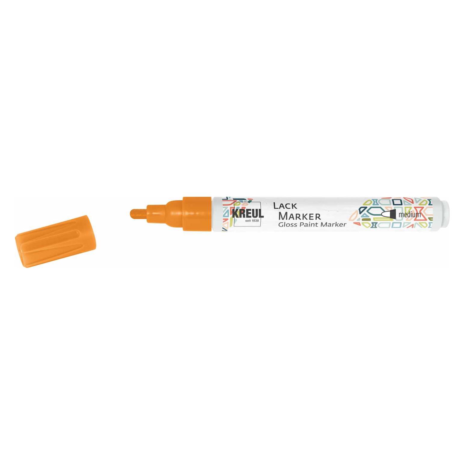 Kreul Lackmarker "Gloss Paint Marker", medium, neonorange (47036)