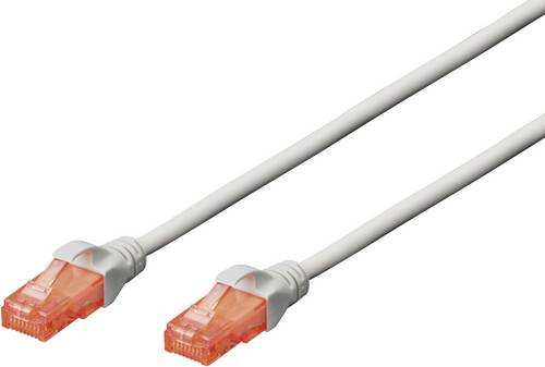 Digitus DK-1617-005 RJ45 Patchkabel CAT 6 U/UTP 0.50m Grau Halogenfrei