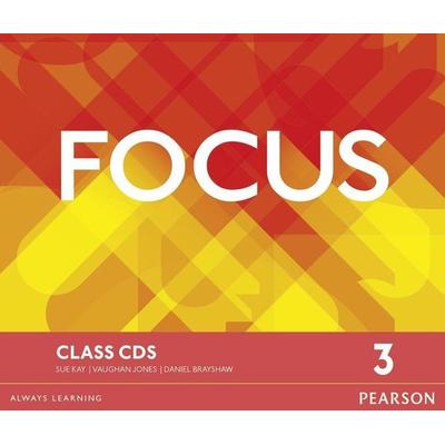Focus BrE 3 Class CDs - Vaughan Jones,Sue Kay,Daniel Brayshaw, Audio, 9781447997979
