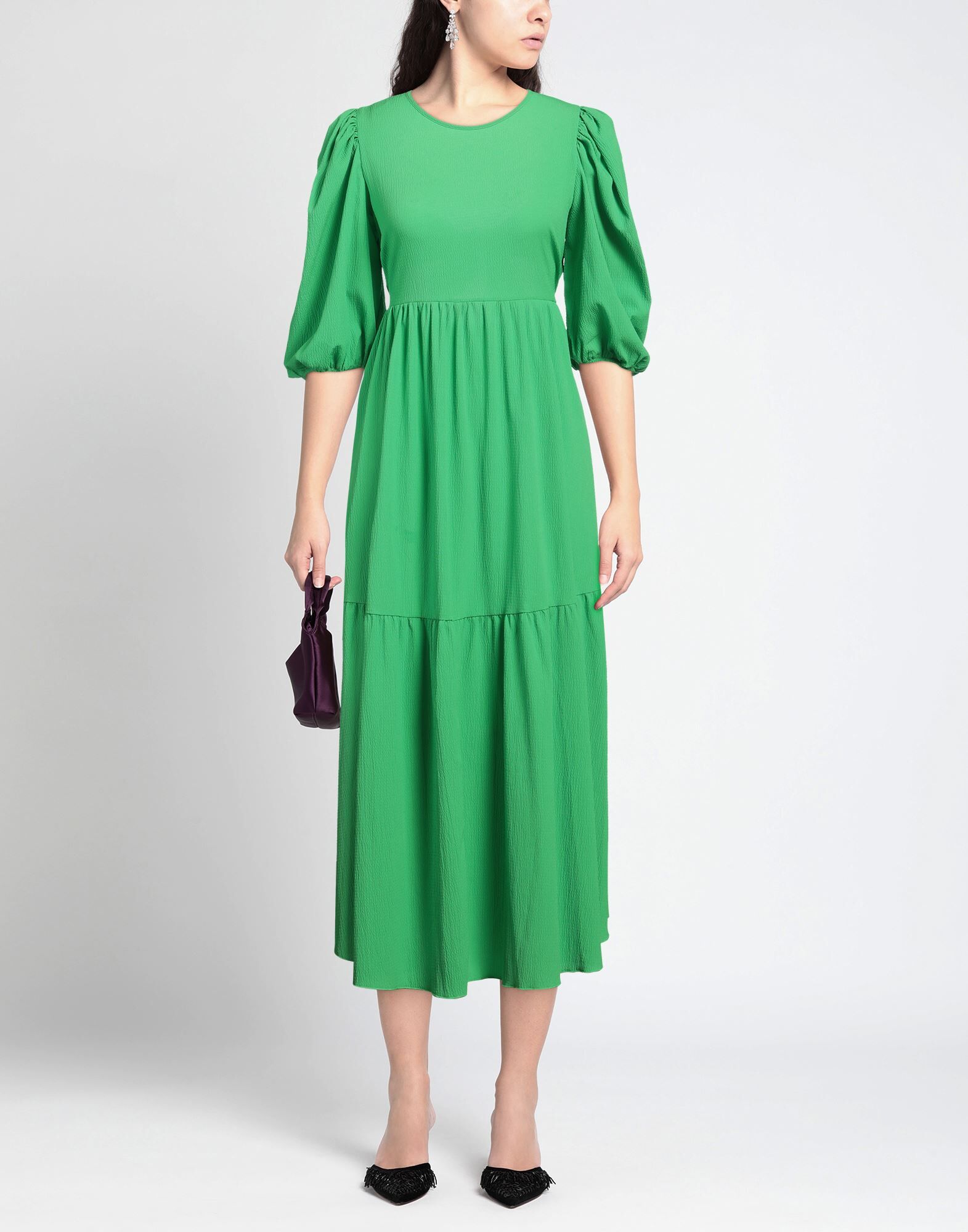 Notes Du Nord Vestido midi Mujer Verde 38,40 Mujer