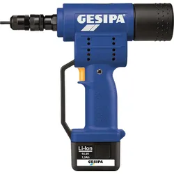 GESIPA FireBird mit 2 Li-Ion Akkus 1,3 Ah / Ladegerät im Koffer