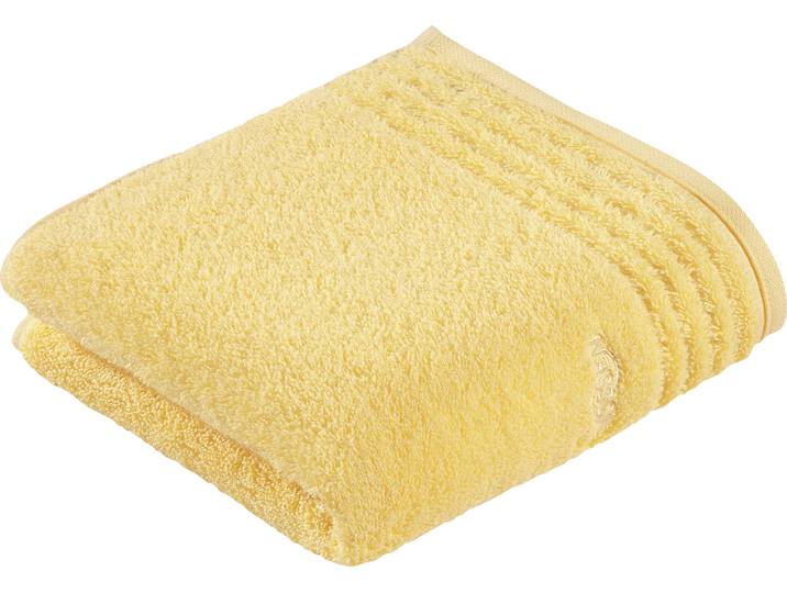Handtuch VOSSEN Vienna Style Supersoft , citro, B:50cm L:100cm, Webfrottier, Baumwolle, Handtücher, Handtuch, Supersoft Baumwolle