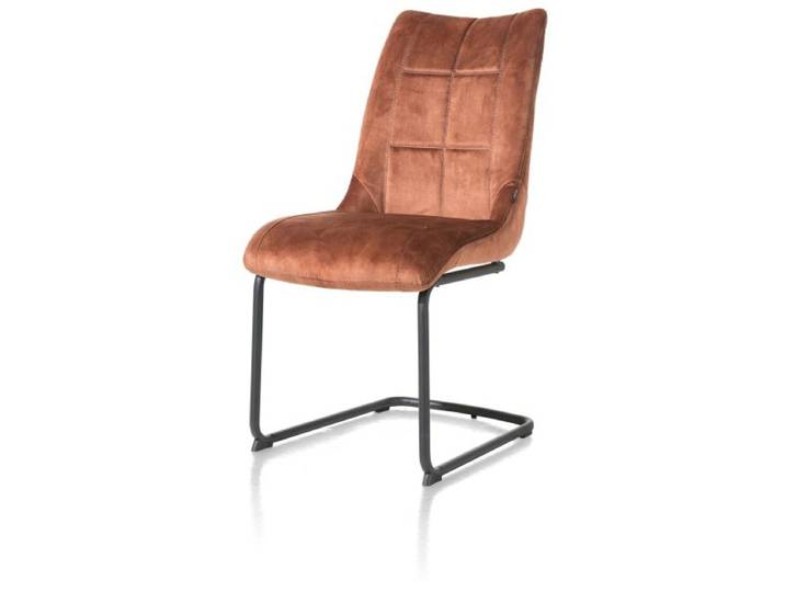 2er Set Henders & Hazel Mischa Esszimmerstuhl Swing + Handgriff Stoff