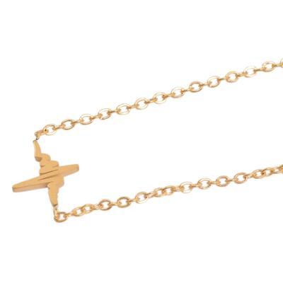 Kette ohne Anhänger ADELIA´S "Halskette mit Anhänger – aus Edelstahl", gold, Halsketten, Damen, 48cm, Edelstahl, Ideal zum Verschenken – schlicht und stilvoll