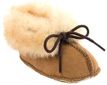 Minnetonka Sheepskin - 1 Infant Tan Boot Medium