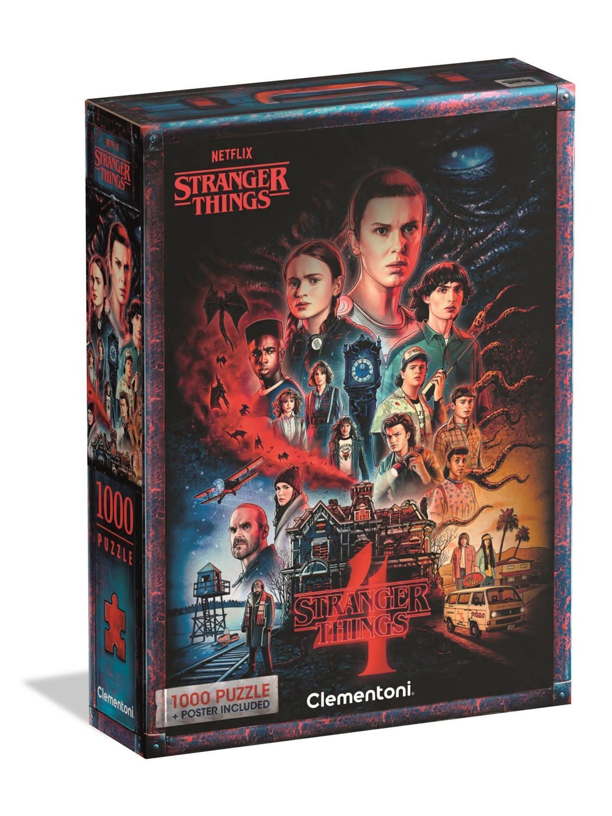 Clementoni Stranger Things - Season 4 Jigsaw Puzzle 1.000 pieces 2D Puzzles
