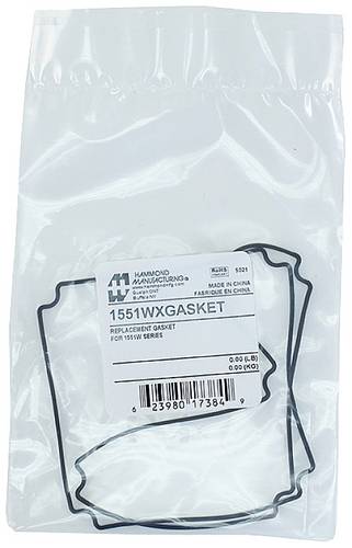 Hammond Electronics 1551WXGASKET Dichtung Silikon Schwarz (B x H) 80mm x 80mm 2St.
