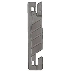 LEITZ Deckleiste für Schlauchheftung Flexo- fil 1719, schwarz, Kunststoff,
