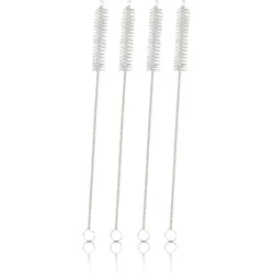 Bestlivings Trinkhalme Reinigungsbürsten, Edelstahl, 20cm - 4 Stück