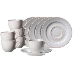 Ritzenhoff & Breker, Tasse, Laredo Espressotassen mit Untertassen (90 ml, 6x)