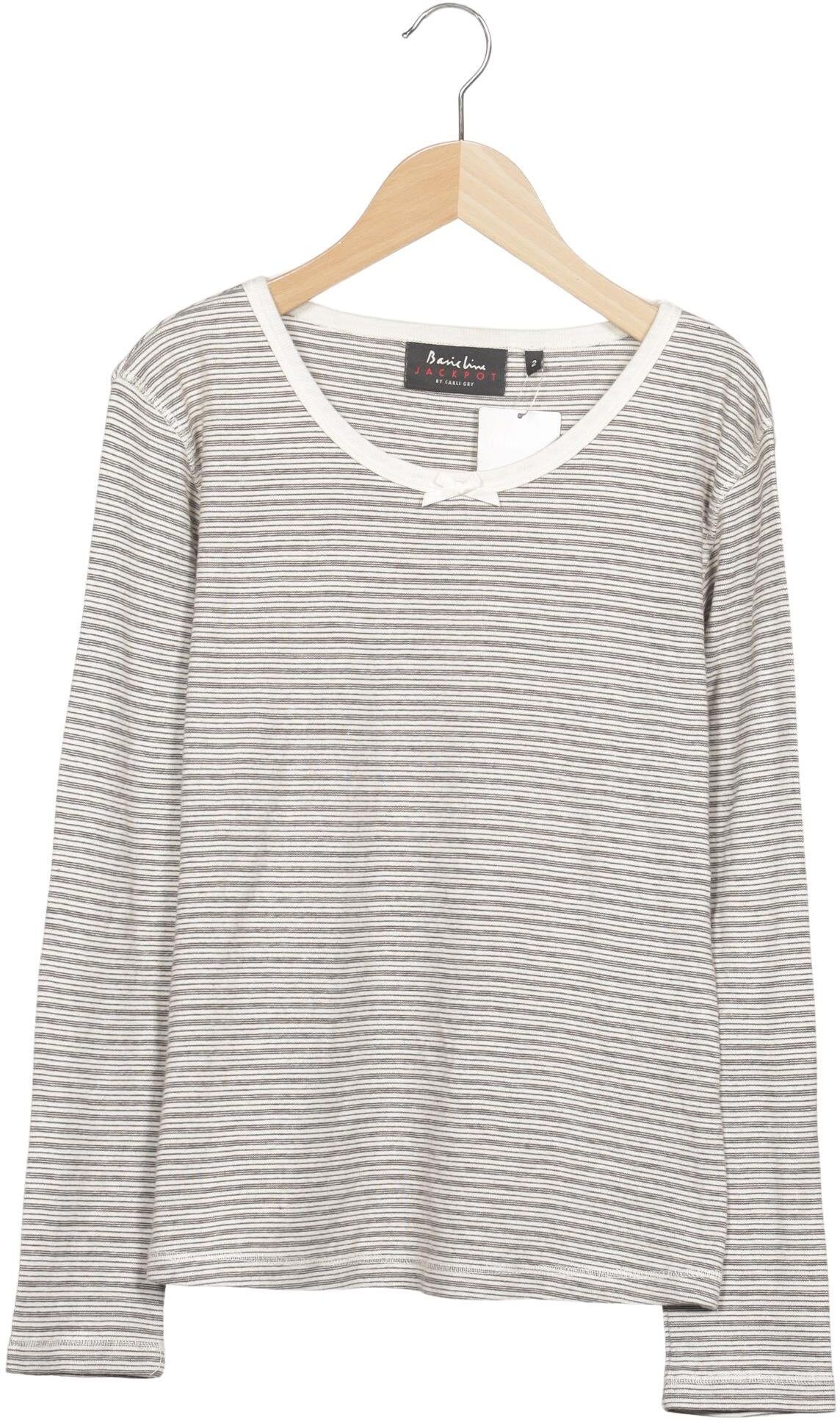 Jackpot Damen Langarmshirt, Mehrfarbig, Gr. EU 38, Baumwolle - Second Hand