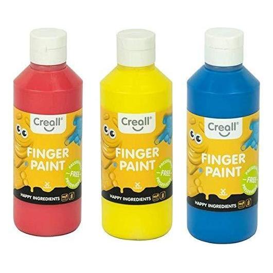 Creall Fingerfarbe, konservierungsmittelfrei, Rot - 250 ml (250 ml) (70632897)