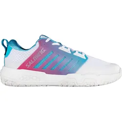 Salming, Unisex, Hallenschuhe, NINETYONE Schuh (42), Weiss, Mehrfarbig