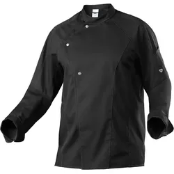 Leichte Kochjacke "1533-435" Gourmet - XS - schwarz