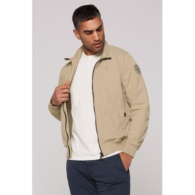 Outdoorjacke CMPD, Herren, Gr. S, braun (tan), Web, Material: 100% Polyamid, bestickt, regular fit normal, eingesetzt Rippbündchen, Jacken Outdoorjacke, mit Stehkragen