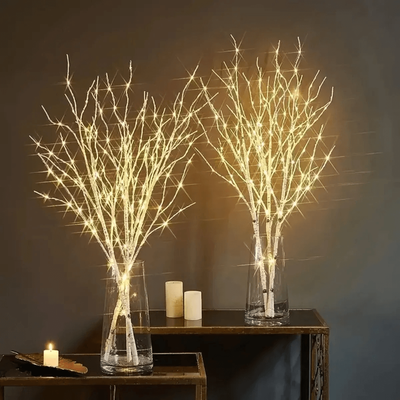 Inspire Essentials BirchGlow LED Twig Lights For Festive Home And Event Decor cold White