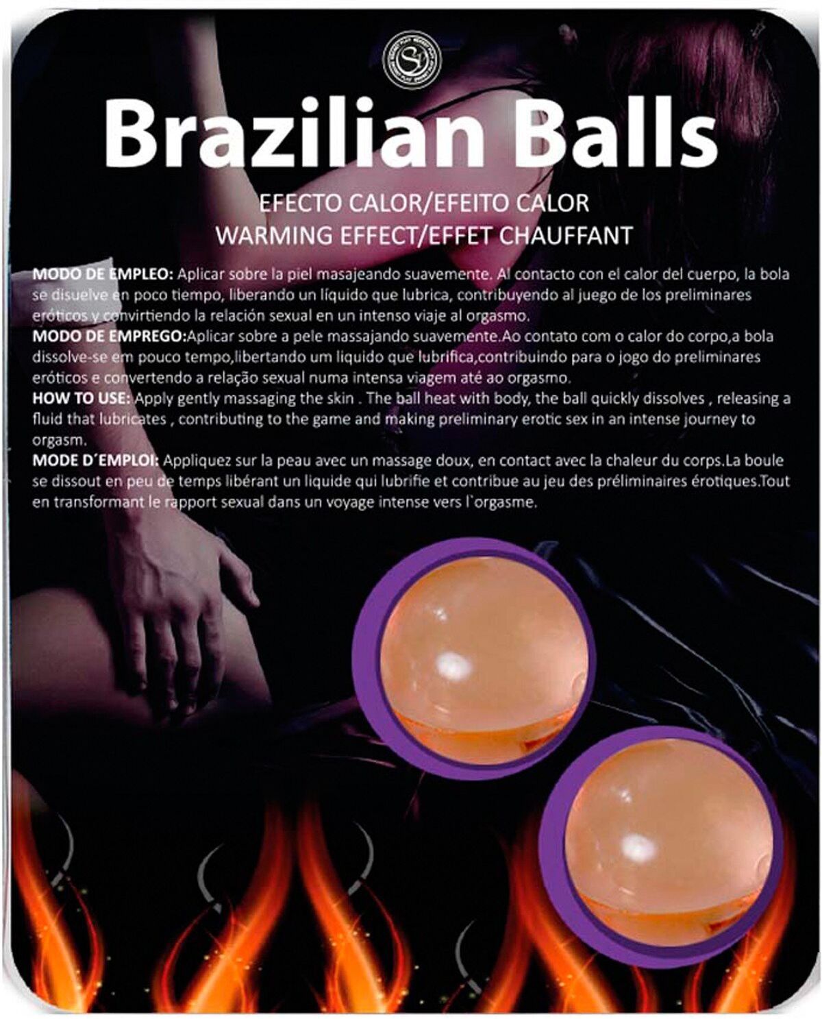 2 Hot effect brazilian balls set