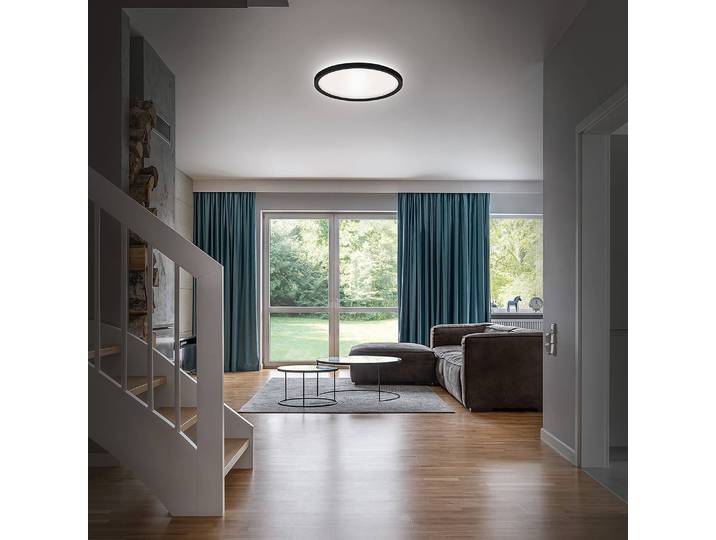Éclairage salle de bain Slim Drip IV Ø 42cm Noir/Noir Matériau : Matière plastique Type de matière synthétique : Verre acrylique LED