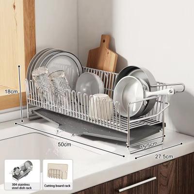 Inspired Finds Stainless Steel Dish Drying Rack Over The Sink With Tray 1layer C