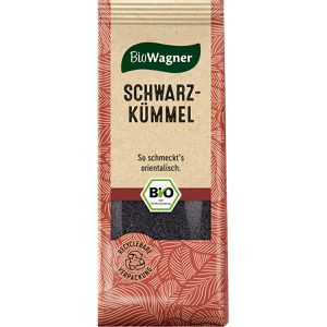 BioWagner Kümmel Schwarzkümmel, ganze Samen, BIO, im Beutel, 50 g