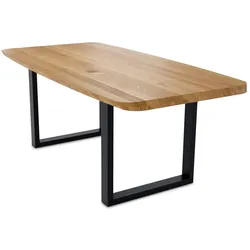 MASSIVHOLZTISCH Danette 4 220x78x100 Esszimmertisch Wildeiche geölt