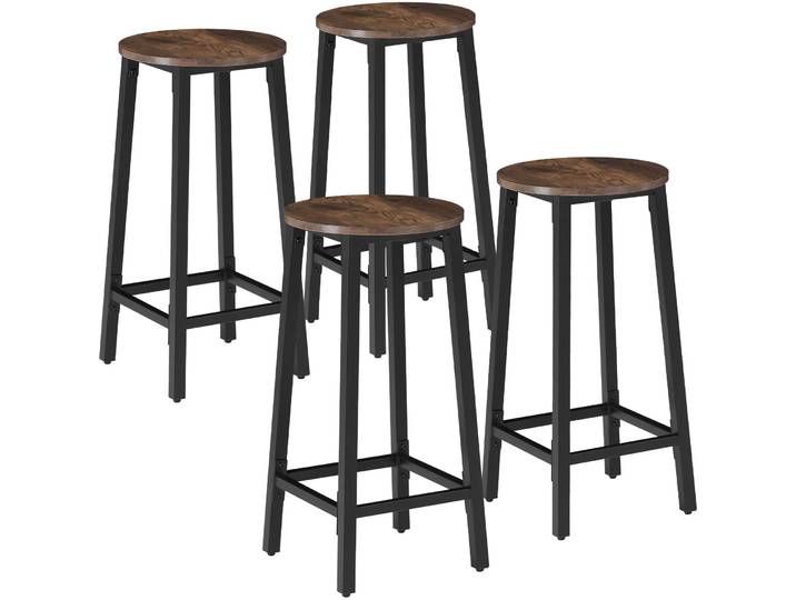 Barhocker Corby - Industrial Holz dunkel, rustikal