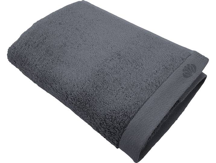 Duschtuch FRAMSOHN FROTTIER Botanic Deluxe Badetuch , grau (anthrazit), B:67cm L:140cm, Walkfrottier, Obermaterial: 70% Baumwolle, 30% Modal (TENCEL™), Handtücher, Duschtuch, superweich, hergestellt in Österreich, neutrale Buchenholzfaser Modal