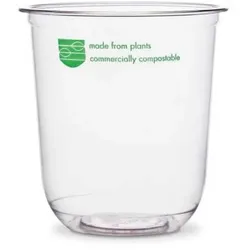 Vegware 96 Serie kompostierbare runde Behälter 473ml (1000 Stück)