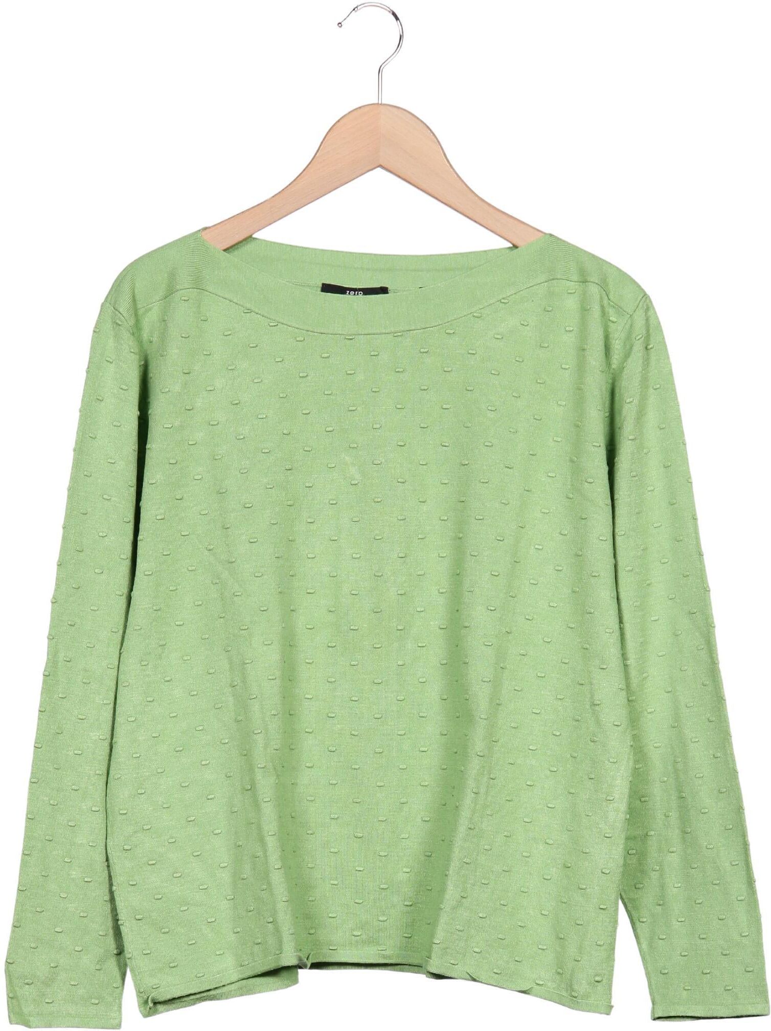 Zero Damen Pullover, Hellgrün, Gr. EU 44, Viskose / Synthetik - Second Hand