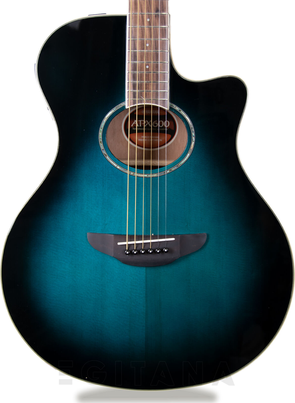 Yamaha APX 600 Oriental Blue Burst   Guitarras Folk
