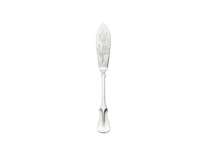 Robbe & Berking Alt-Kopenhagen Fischmesser (150 g massiv versilbert)