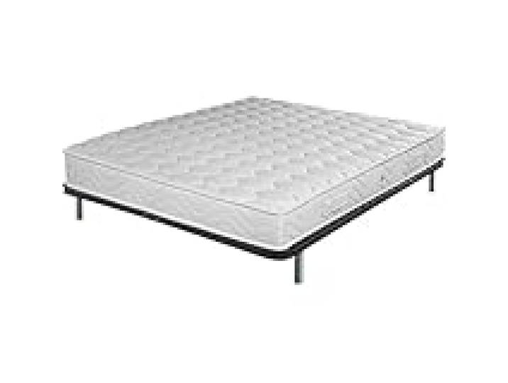 EBAC Literie Matelas + sommier 140x190 Mousse - Soutien Medium - Sommier démonté - Made in France
