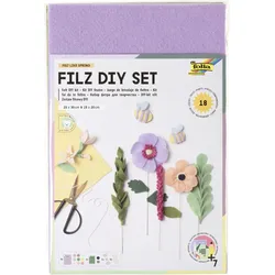 folia Bastelfilz-Set mehrfarbig