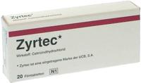 ZYRTEC 10 mg Filmtabletten 20 St