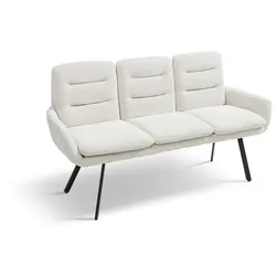 [de]sign & more Bank Quincy Stoff Beige Ecru