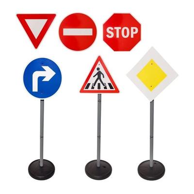 alldoro - Verkehrszeichen-Set, 75 cm hoch